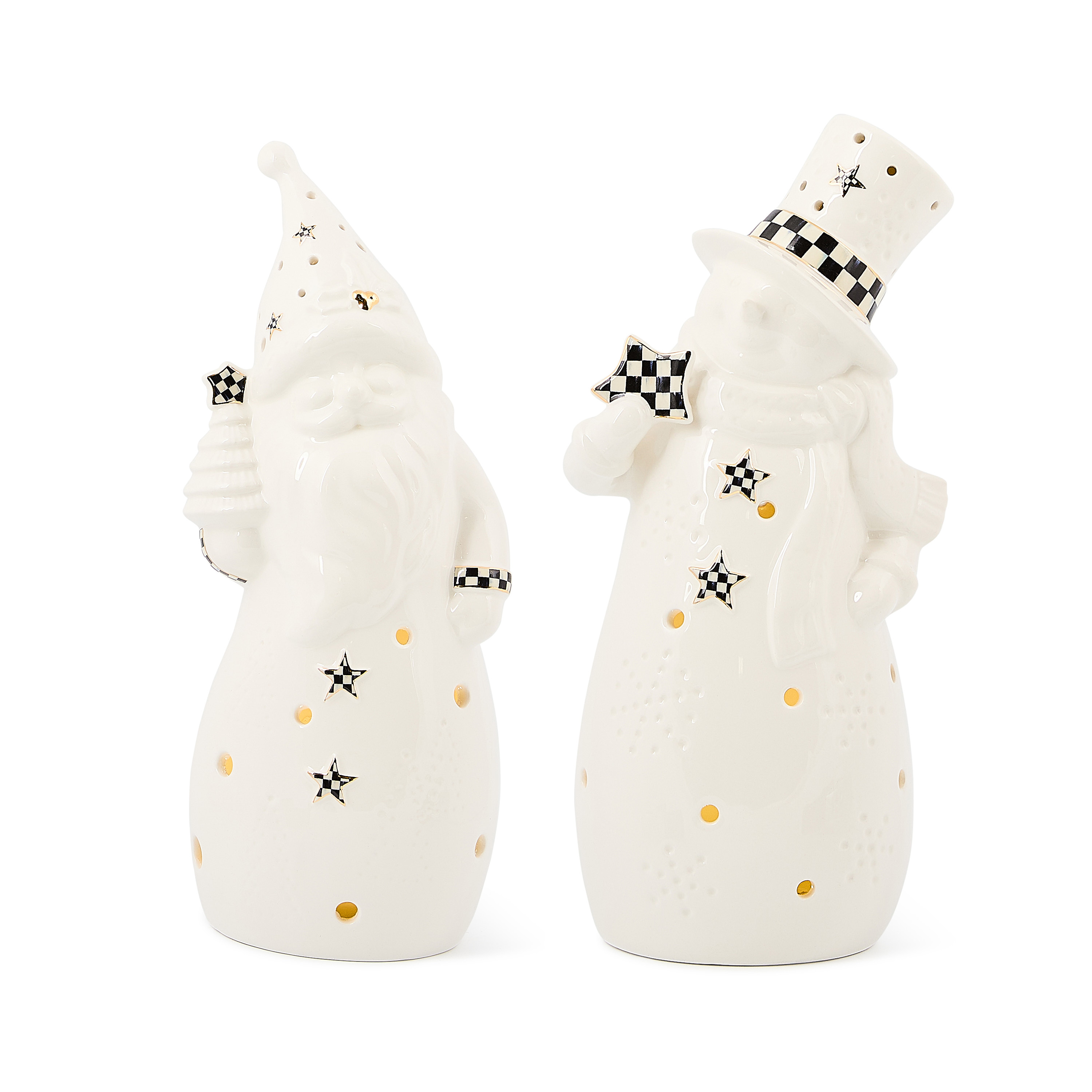 MacKenzie-Childs | Courtly Noel Illuminated Santa