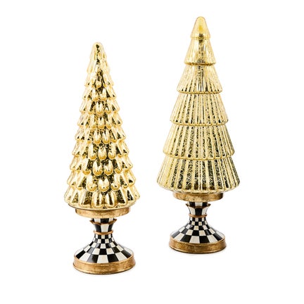 Courtly Noel Short Illuminated Glass Tree