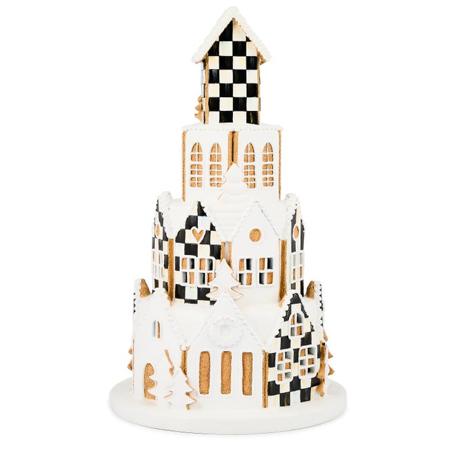 Gingerbread Round Illuminated Village image number 3