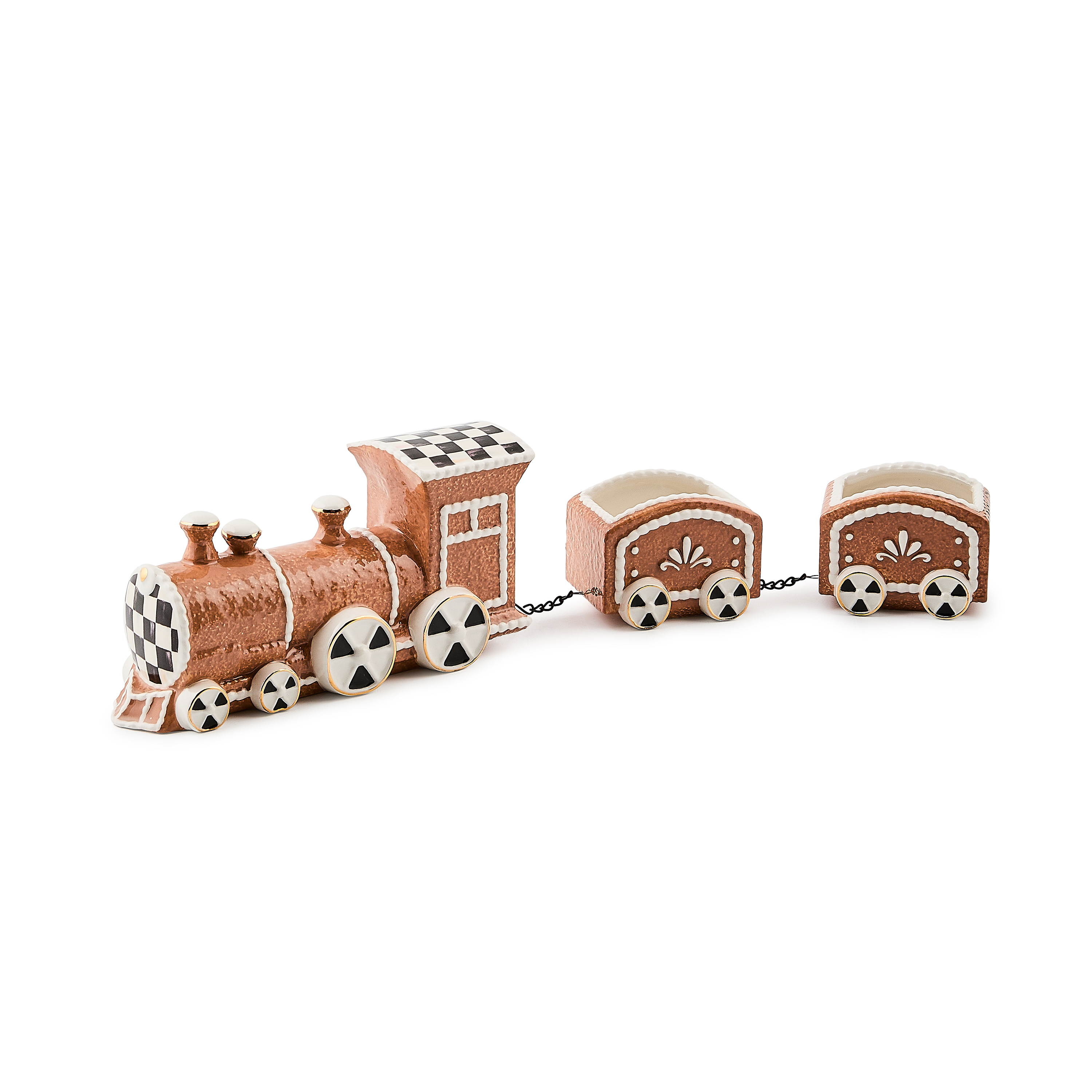MacKenzie-Childs | Gingerbread Ceramic Train
