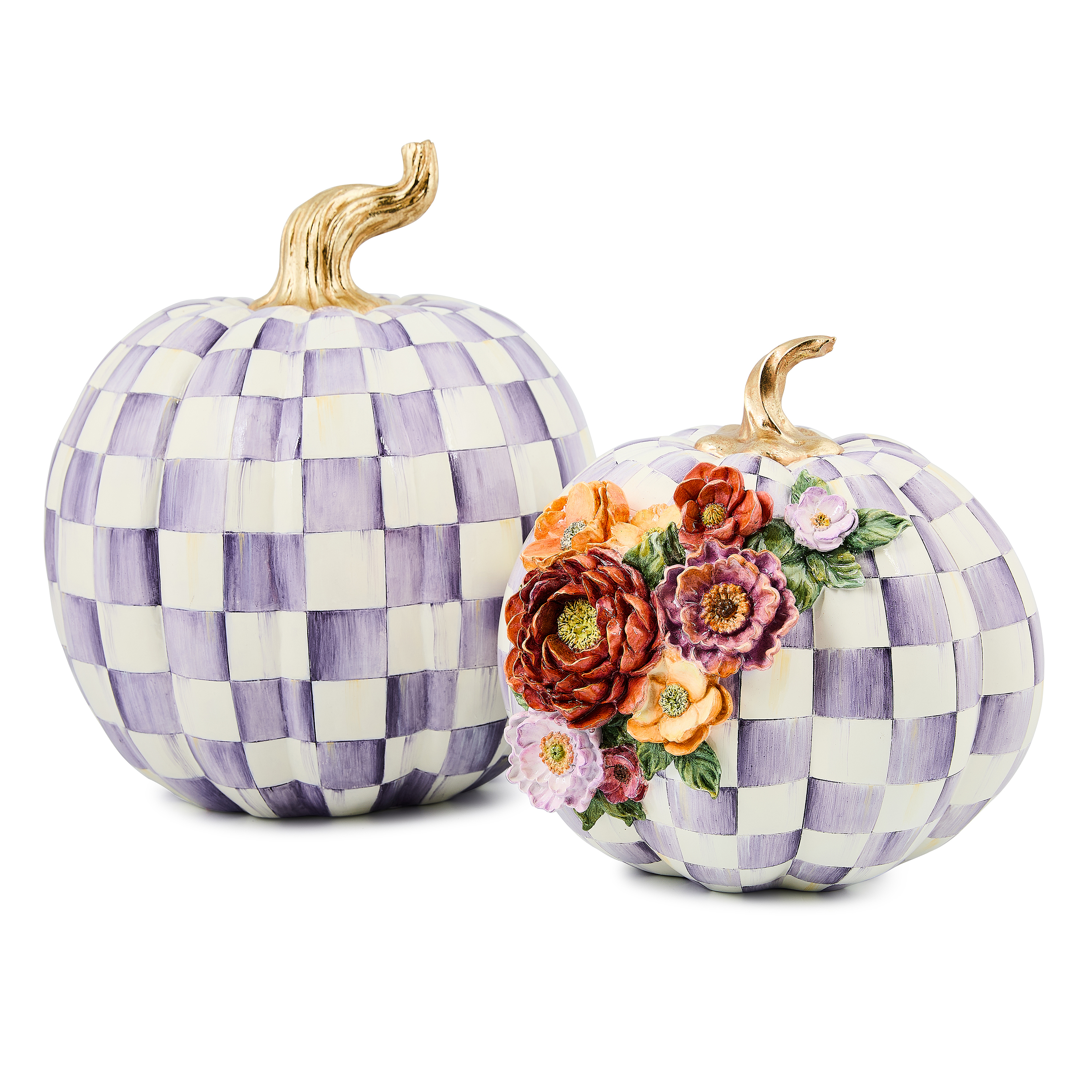 MacKenzie-Childs Check Pumpkin