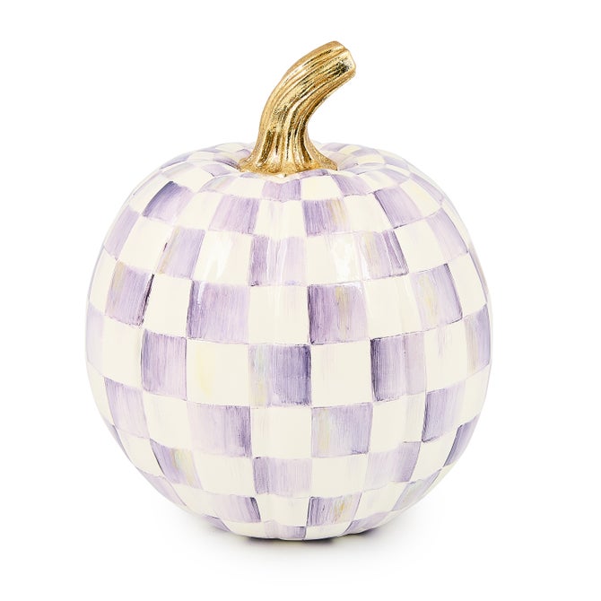 Violet Check Small Pumpkin image number 0
