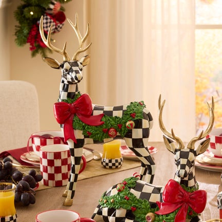 Holly Check Standing Deer