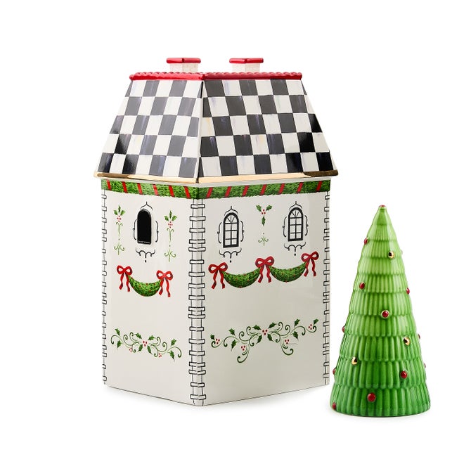 Holly Village Illuminated Ceramic House image number 2