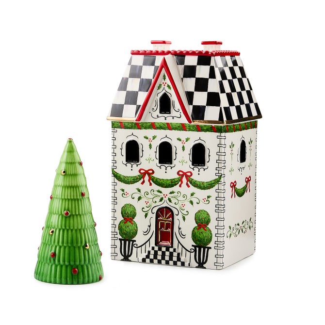 Holly Village Illuminated Ceramic House image number 0