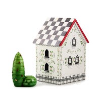 Holly Village Illuminated Ceramic Cottage