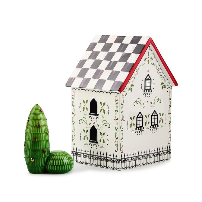Holly Village Illuminated Ceramic Cottage image number 3