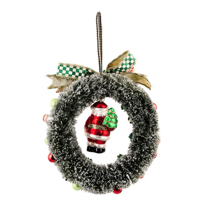 Check It Out Sisal 8" Wreath image number 1