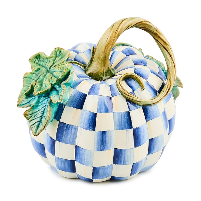 Royal Check Twisted Stem Pumpkin image number 0
