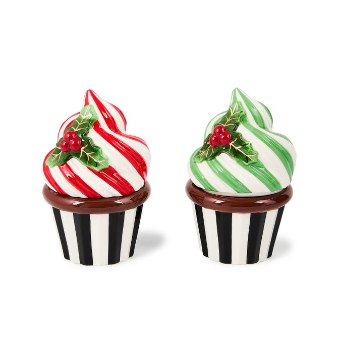 Check It Out Ceramic Cupcake Boxes, Set of 2 image number 0