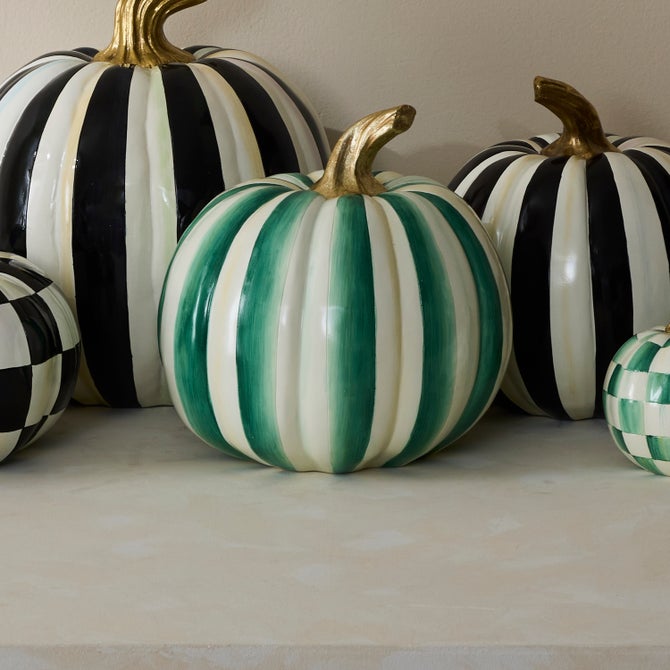 Emerald Stripe Medium Pumpkin image number 1