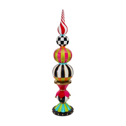 Confetti Christmas Trophy Finial