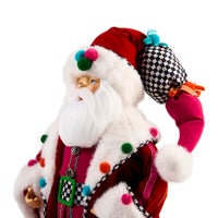 Confetti Christmas Fabric Santa