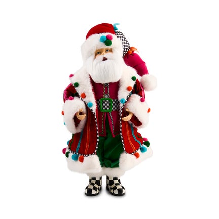 Confetti Christmas Fabric Santa