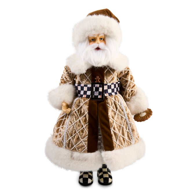 Gingerbread Fabric Mr. Santa image number 0