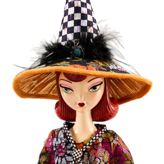 Glamoura Fabric Witch with Pumpkin image number 3