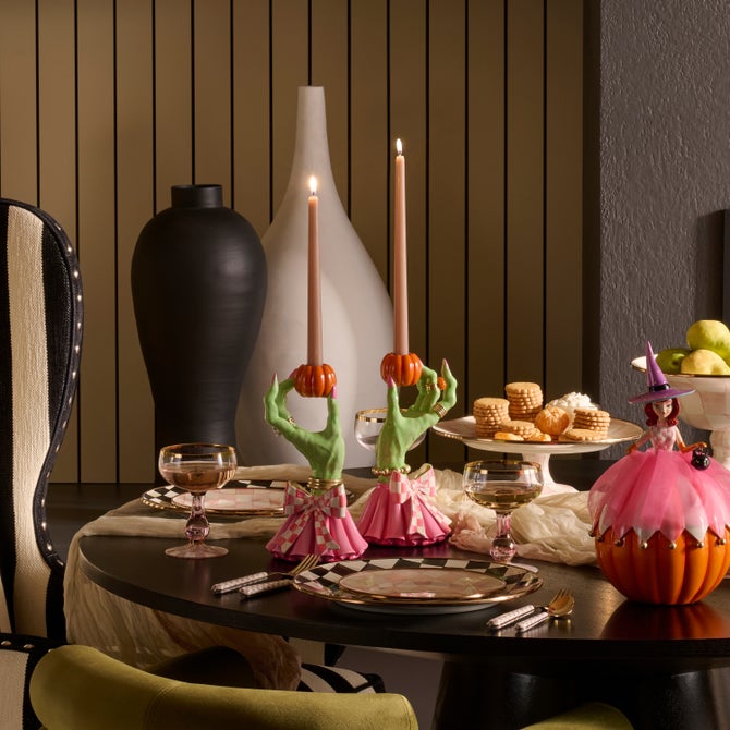 Glam 'o' ween Hand Candle Holders, Set of 2 image number 4