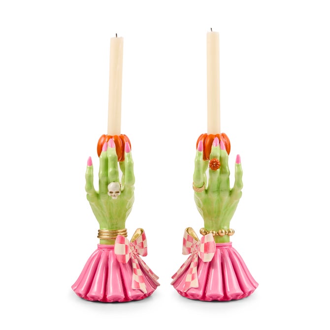Glam 'o' ween Hand Candle Holders, Set of 2 image number 2