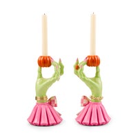 Glam 'o' ween Hand Candle Holders, Set of 2
