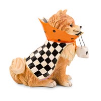 Trick or Treat Pomeranian Dog Figurine