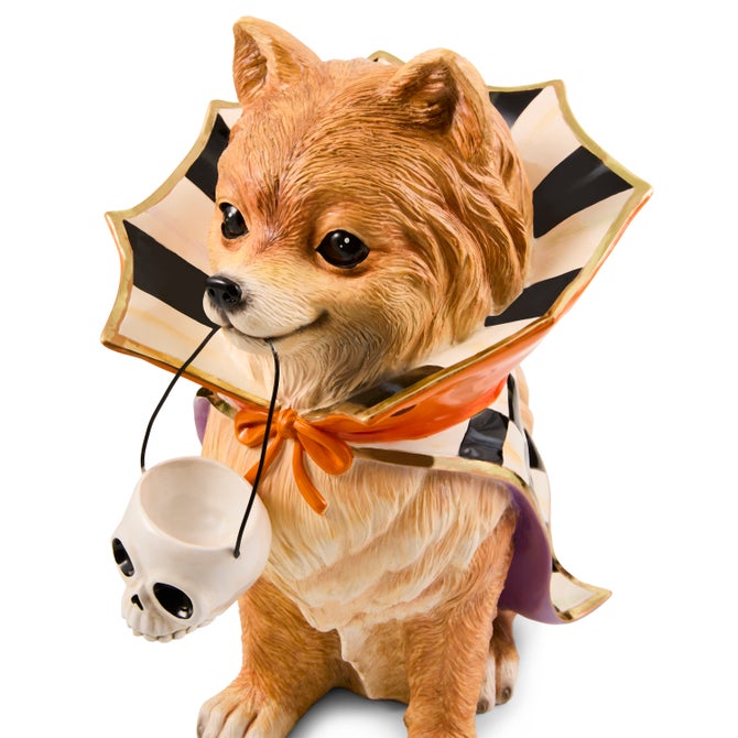 Trick or Treat Pomeranian Dog Figurine image number 4