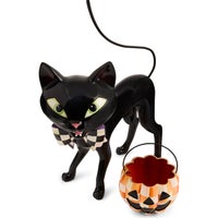 Courtly Cat with Pumpkin Bucket