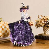 The Pumpkin Belle Witch Illuminated Figurine