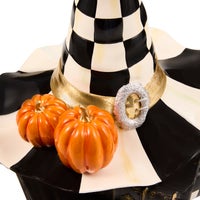 Courtly Check Witch Hat on Books