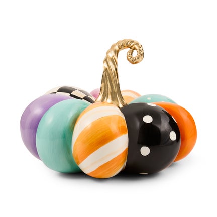 Whimsy Patchwork Small Squashed Pumpkin