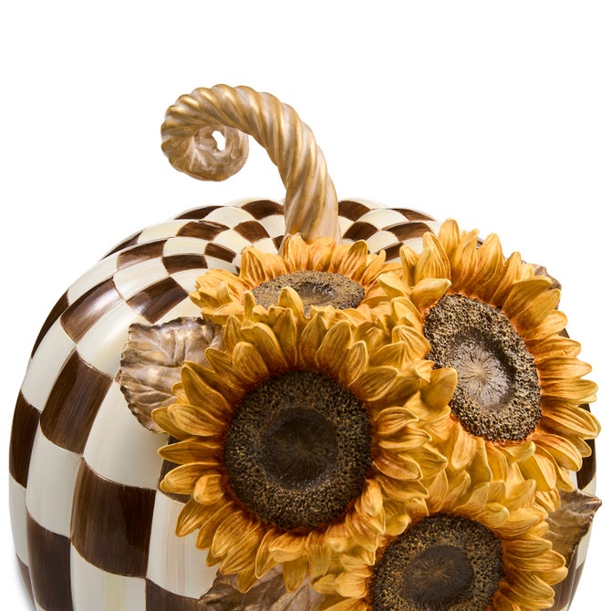Chocolate Check Sunflower Pumpkin image number 2