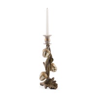 Mocha Check Acorn Candle Holder