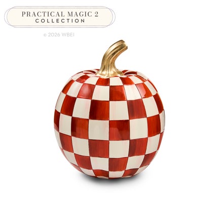 Paprika Check Small Pumpkin