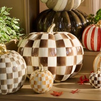 Chocolate Check Jumbo Pumpkin