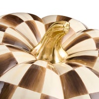 Chocolate Check Jumbo Pumpkin