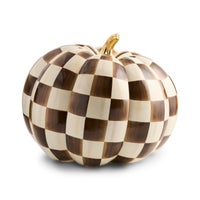 Chocolate Check Jumbo Pumpkin