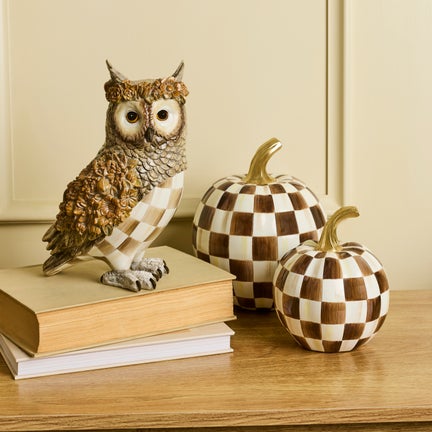Mocha Check Owl