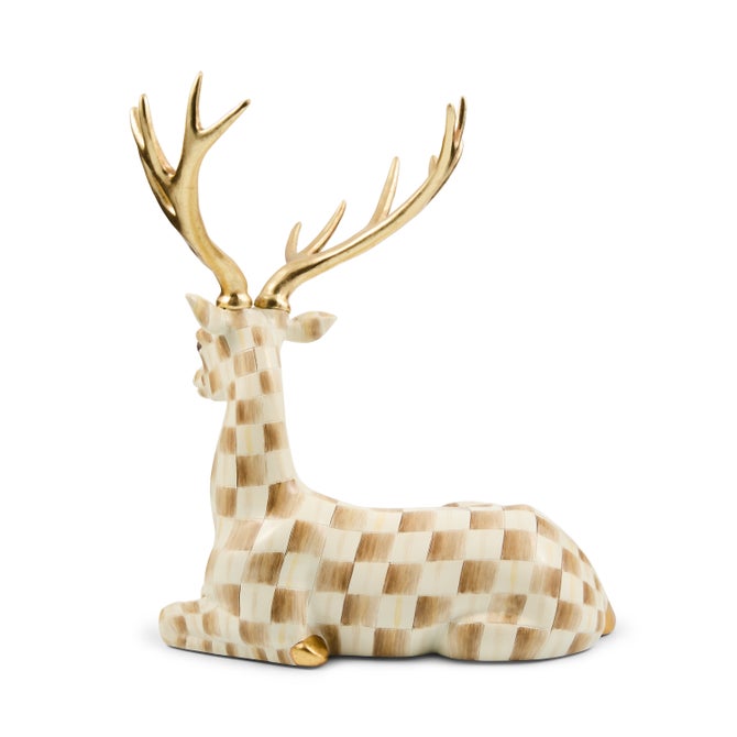 Mocha Check Resting Deer image number 2