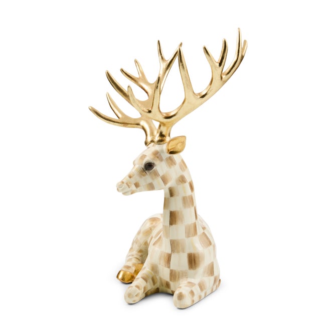 Mocha Check Resting Deer image number 3