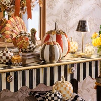 Harvest Glow Chocolate Stripe Pumpkin