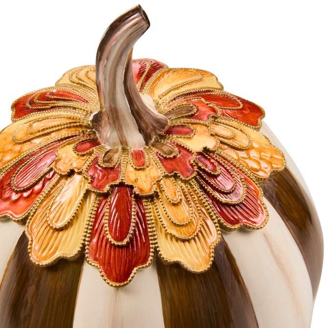 Harvest Glow Chocolate Stripe Pumpkin image number 2