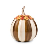 Harvest Glow Chocolate Stripe Pumpkin