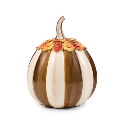 Harvest Glow Chocolate Stripe Pumpkin