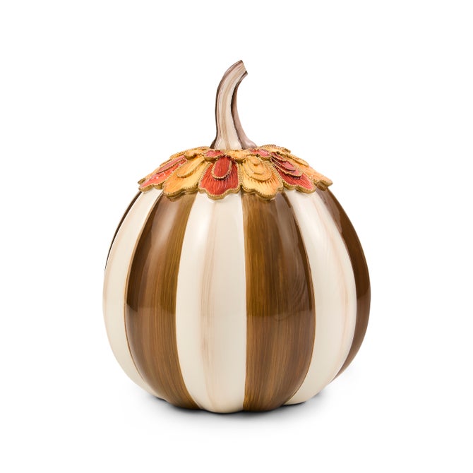 Harvest Glow Chocolate Stripe Pumpkin image number 0