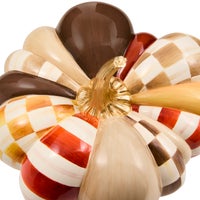 Harvest Glow Patchwork Medium Pumpkin
