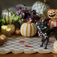 Amber Stripe Medium Pumpkin