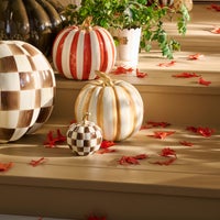 Amber Stripe Medium Pumpkin