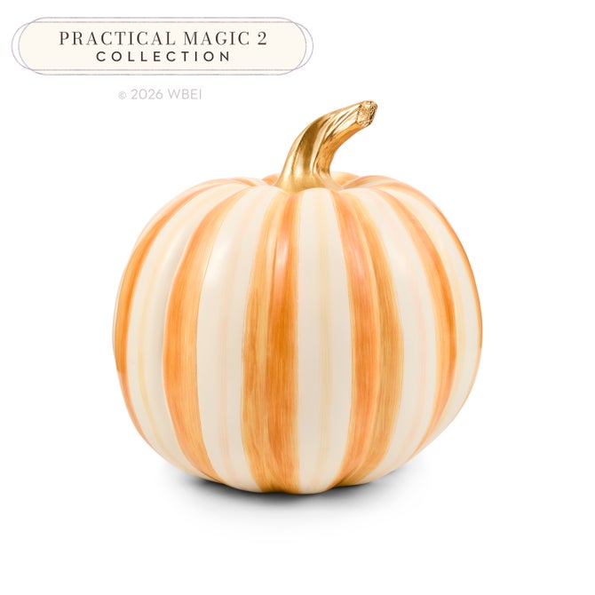 Amber Stripe Medium Pumpkin image number 0