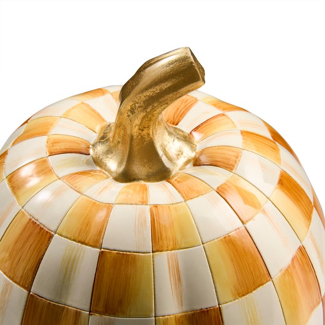 Amber Check Small Pumpkin image number 2