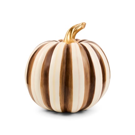 Chocolate Stripe Medium Pumpkin