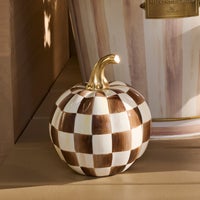 Chocolate Check Mini Pumpkin